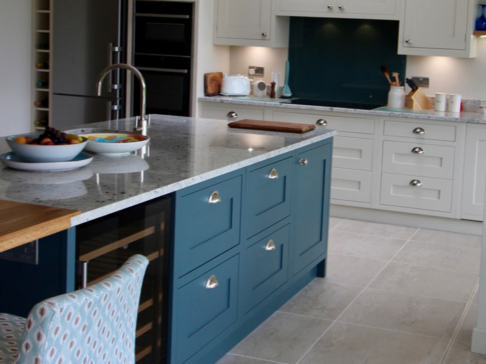 Things are getting colourful with kitchen cabinets!