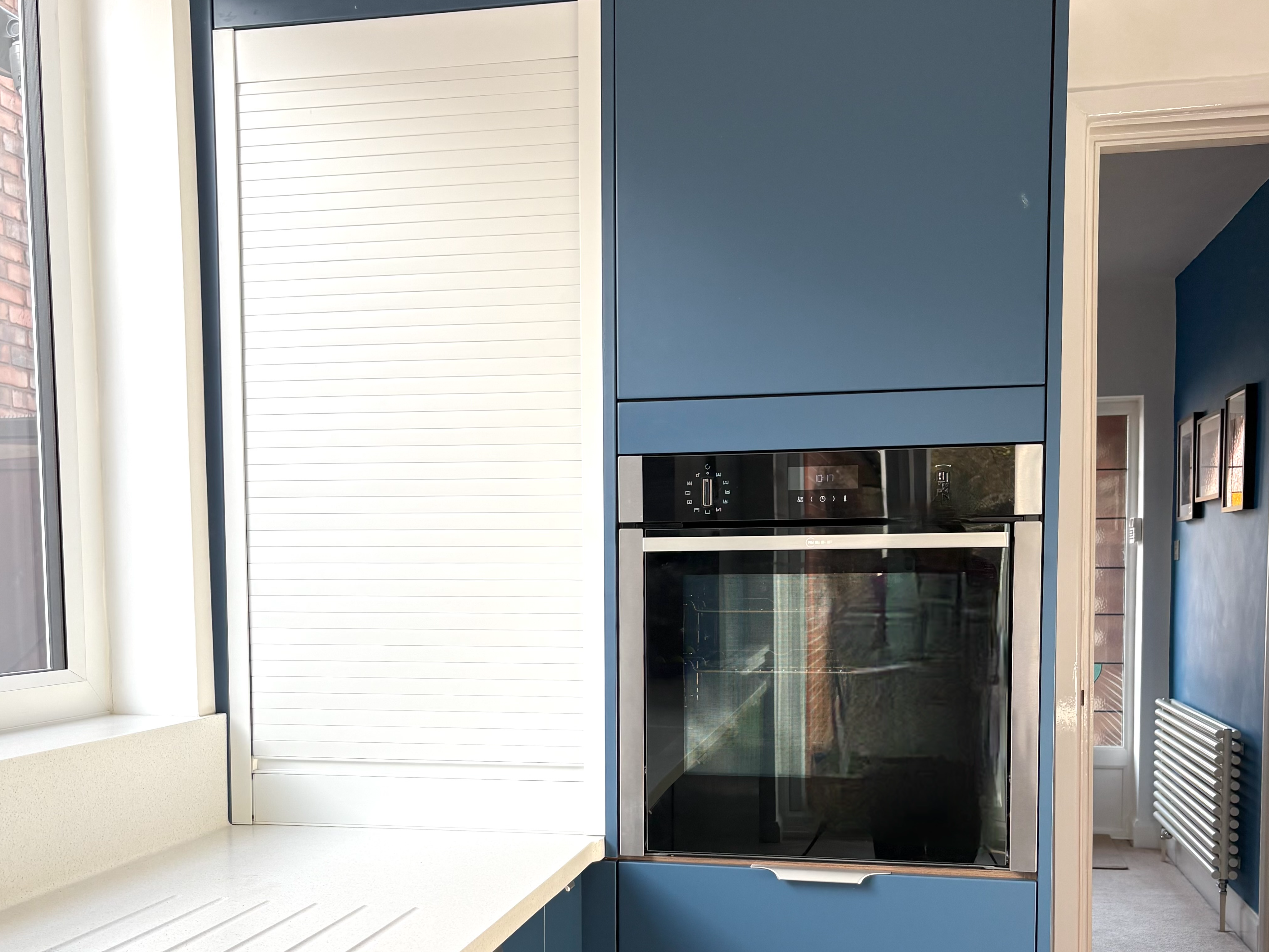 Minimalist Kitchen Stiffkey Blue
